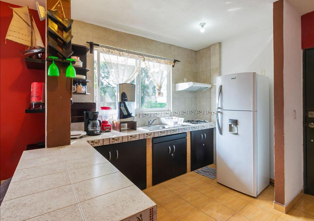 Hermoso Depa De 3 Recamaras Y 2 Banos En El Centro De Coyoacan Apartman Mexikóváros Kültér fotó